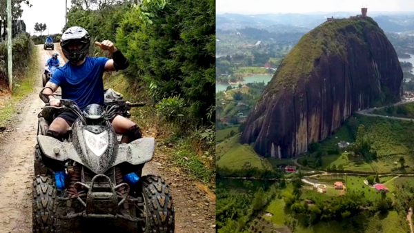 COLORFUL GUATAPE + STUNNING ATV 1.5HR from Medellin